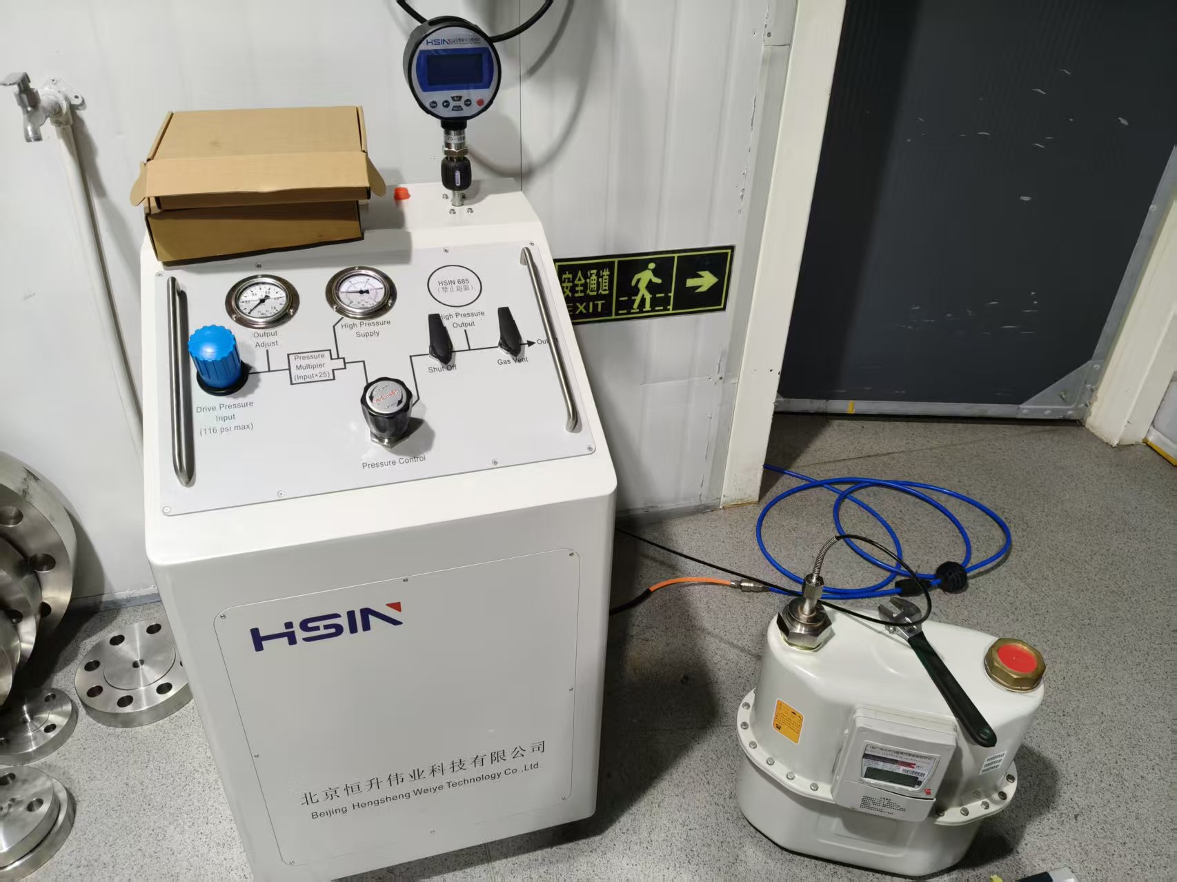 北京2024澳门原料网电动压力源助力太原天然气高精度准确控压